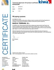 Certyfikat KIWA - połączenia - okładka